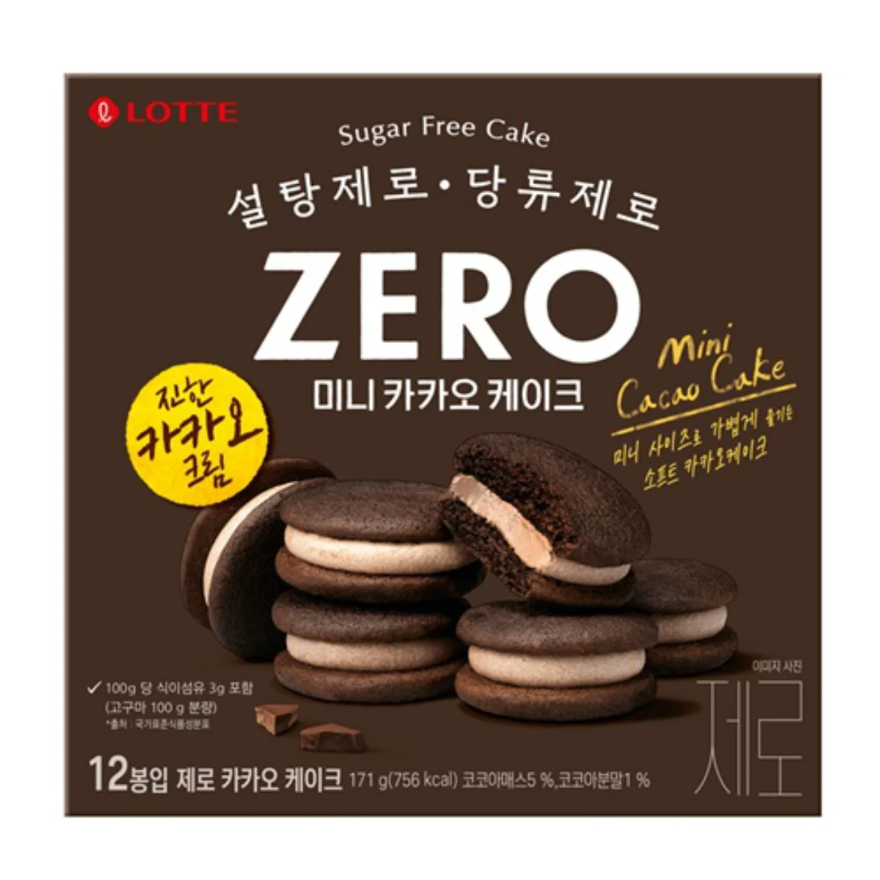 樂天 Zero 可可蛋糕