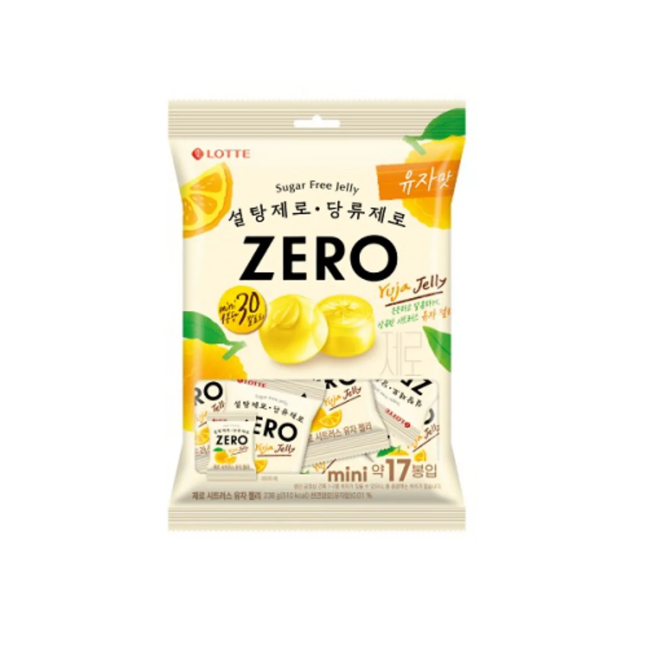 樂天 Zero 柑橘柚子軟糖