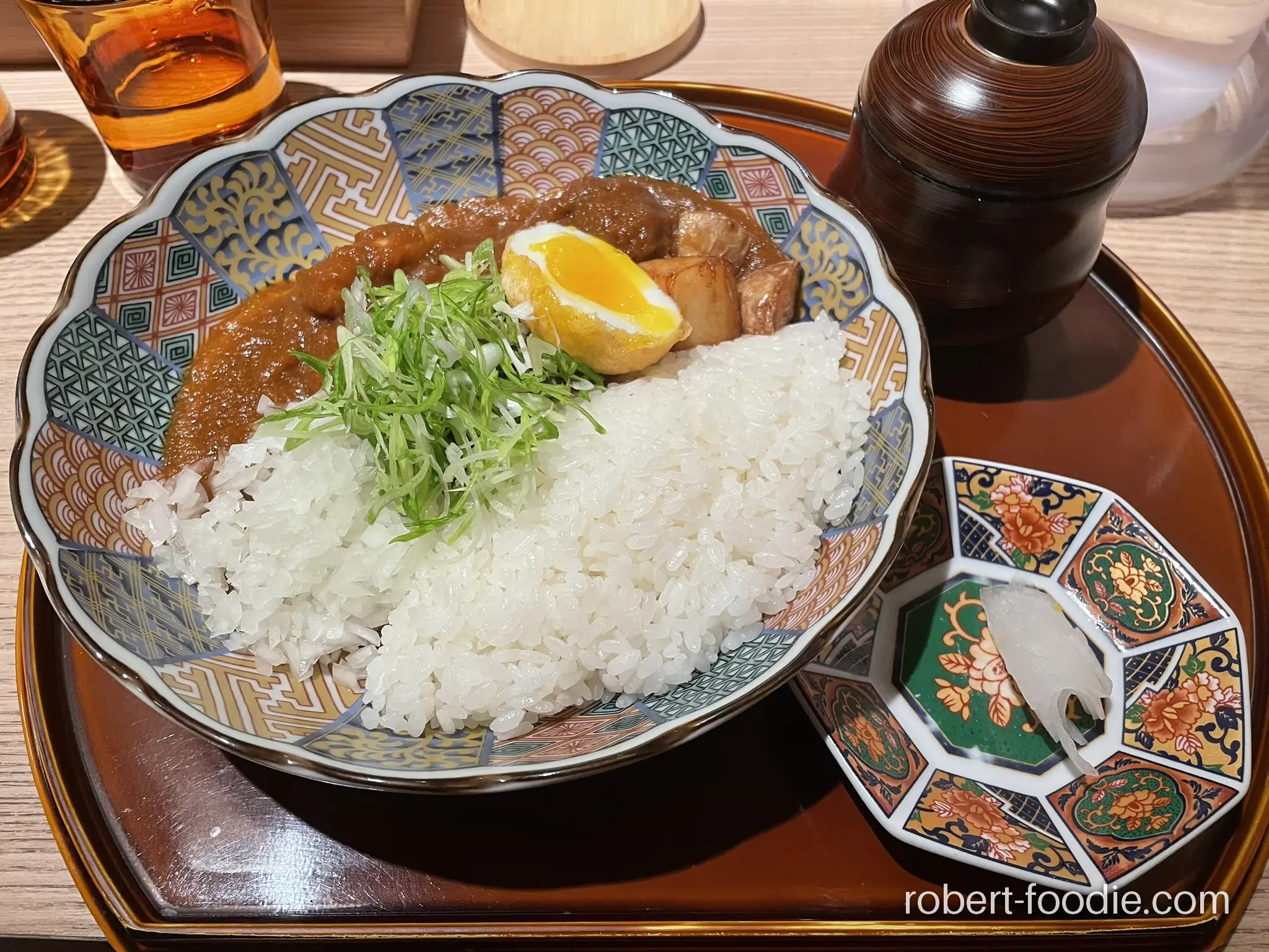 通庵熟成咖哩中山店 綜合牛雞熟成咖哩定食